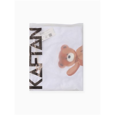 Пижама женская (футболка, шорты) KAFTAN «Мишка», размер 44-46