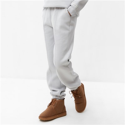 Джоггеры женские MIST Cozy style, серые, размер 42