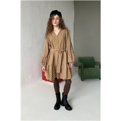 Платье женское  COSY076/02/Бежевый, черный