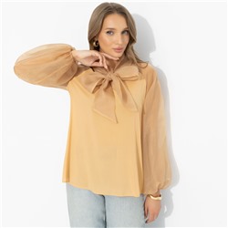 Блуза комбинированная с органзой, Больше, чем образ