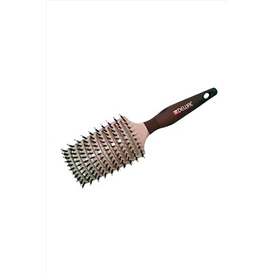 Dewal Щетка для волос продувная туннельная / Mokka BRM102, коричневый KRISTALLER, 1106432