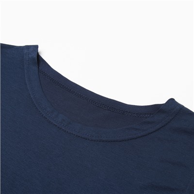 Майка женская MINAKU: Basic line, размер 44, тёмно-синяя