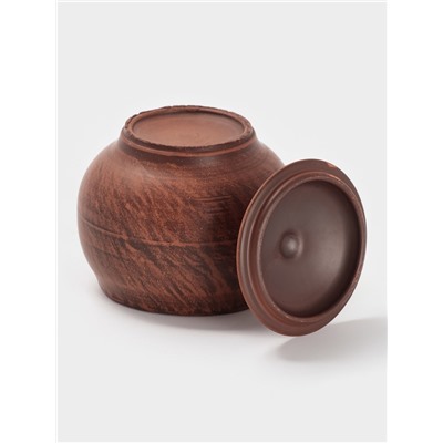 Горшочек для запекания «Гладкий», 300 мл, красная глина