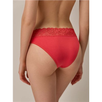 Трусы CONTE LACE WAIST LB 2478 Трусы «бикини» из хлопка с кружевом женские