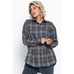 Рубашка Дэлли (шоколад) Б15108-7М