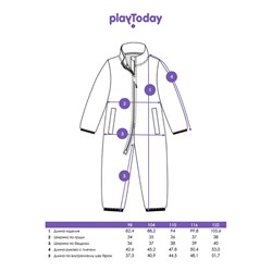 Комбинезон трикотажный для девочек