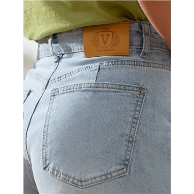 Шорты из эластичного денима