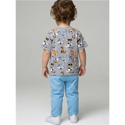 Комплект детский трикотажный для мальчиков: джемпер (футболка), брюки