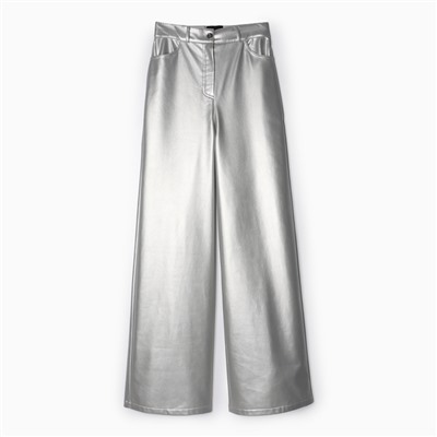 Брюки женские MIST Celebration, размер 42, серебряные