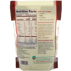 Bob's Red Mill, Paleo Pancake & Waffle Mix, Grain Free, Gluten Free, 13 oz (368 g)