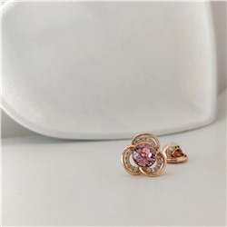 Брошь-значок с кристаллами Swarovski