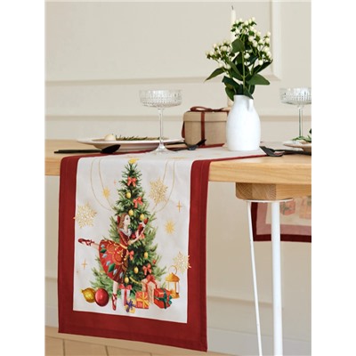 Дорожка новогодняя на стол «Этель» «Щелкунчик» 40×147 ± 5 см, 100% хл, саржа 190 г/м²