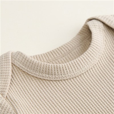 Набор боди 2 шт. SL HOME, рост 62-68 см, бежевый, оливковый