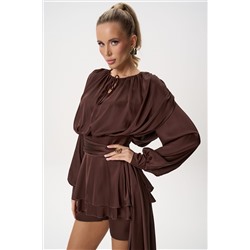 Платье Муза (шоколадный)