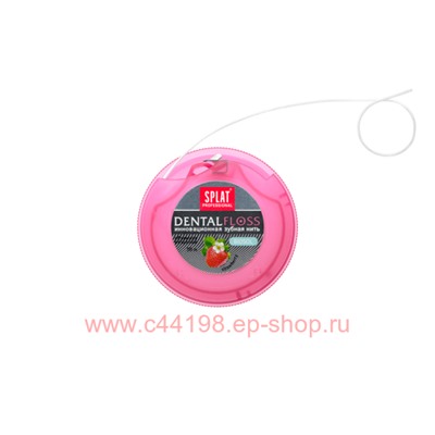 Сплат Дентал Флосс зубная нить (клубника) 30м
