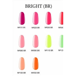 Kodi Гель-лак №01BR Пурпурный неоновый, эмаль, 8 мл KRISTALLER, 1130542