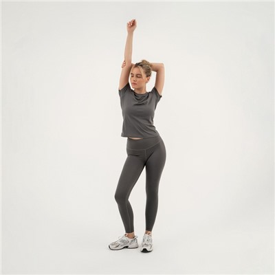 Футболка женская Resport, бифлекс, размер L (48), серая