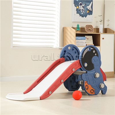 Горка детская "Астронавт" (цвет синий)