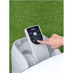 Спа - бассейн Miami EnergySense AirJet 4 Dark Blue, 180×66 см, фильтр-насос, тент, дозатор для химии, аэромассаж, круглый, 6001C Bestway
