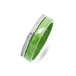 Кольцо из серебра керамика, МКВ1301з
