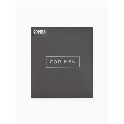 Полотенце махровое «Этель» For men, 35×50±5 см, хлопок 100%, чёрное