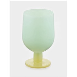 Бокалы для вина Pint, 350 мл, 7.2×12.8 см, набор 2 шт., стекло, розовые, зелёные