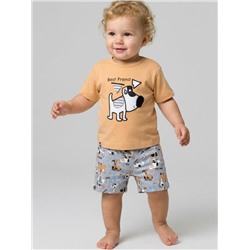 Комплект детский трикотажный для мальчиков: джемпер (футболка), шорты