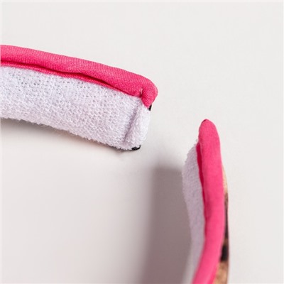 Козырёк женский MINAKU Leopard, розовый, размер 56-58