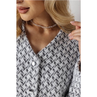 Жакет женский  4428/07/Черный, белый