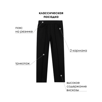 Брюки трикотажные для девочки