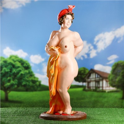 Садовая фигура из полистоуна «Банщица», 98×40×40 см