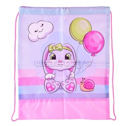 Мешок для обуви Girl Banny, 340*420 мм, ОПП-пакет