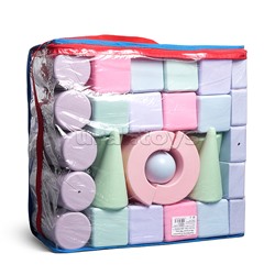 Конструктор "Строитель" 48 д. нюд. в сумке ПВХ