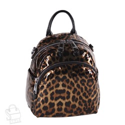 Рюкзак женский кожаный 18336-2 leopard Polina&Eiterou  в Новосибирске