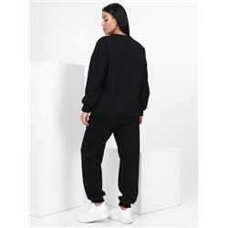 Грина - худи утепленная черный