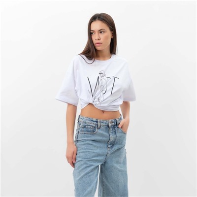 Футболка женская MIST Girl, размер 40-42 (XS), белая