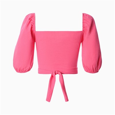 Топ рубашка женский MIST Summer time, розовый, размер 44