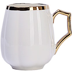 12081 Набор кружек на подставке 7пр 370мл фарфор/металл LR (х6)