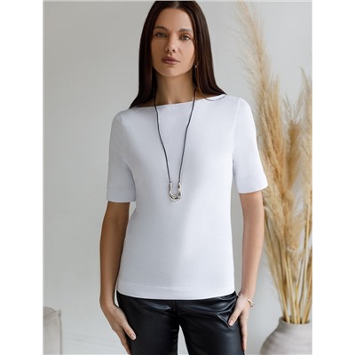 Джемпер из премиального хлопка с эластаном