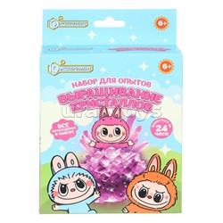 Набор по выращиванию кристаллов веселый монстрик в кор. IQ Эксперимент