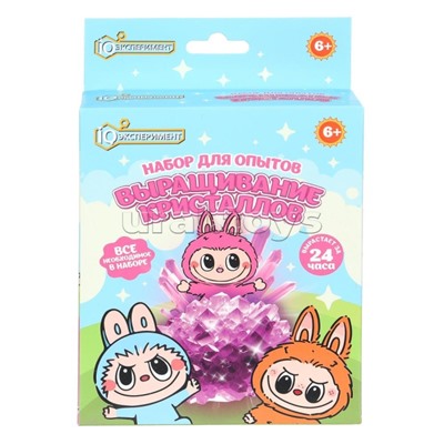 Набор по выращиванию кристаллов веселый монстрик в кор. IQ Эксперимент