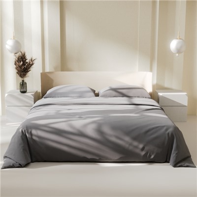 Постельное бельё 2-спальное LoveLife Gray mist, микрофибра