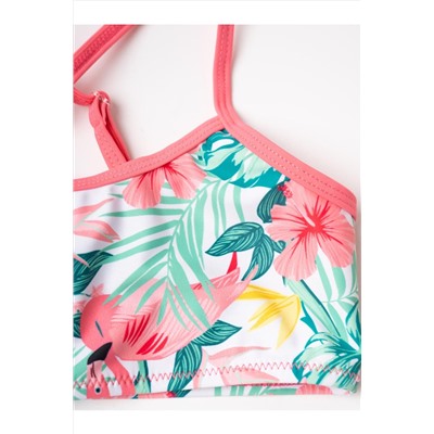 Комплект трикотажный для девочек: купальный костюм, юбка PLAYTODAY, 1244201