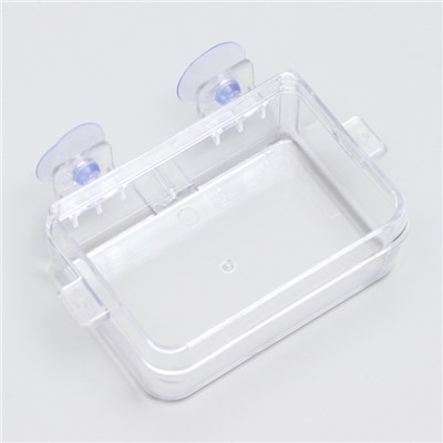 Кормушка NomoyPet для террариума на присосках, 10×4×7.5 см