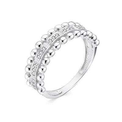 Кольцо из серебра куб.циркон., В10-0975