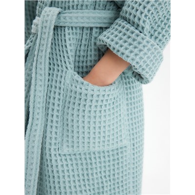 Халат вафельный детский SL HOME: Kids «Аззура», размер 38, 100% хлопок, 280 г/м²