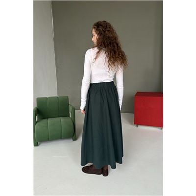 Юбка женская  NATURE087/03/Темно-зеленый