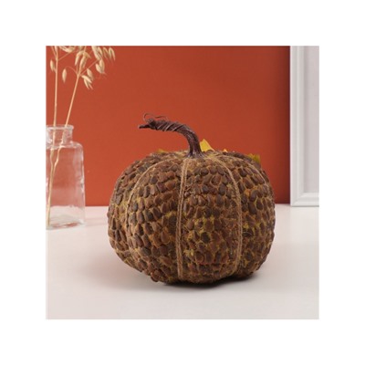 Фигурка «Две совушки в осенней тыкве», 20×20×20 см