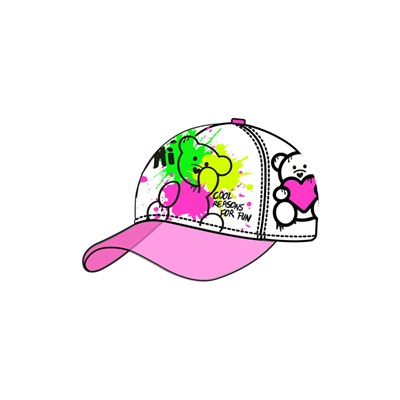 Кепка текстильная для девочек