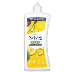 St. Ives, Hydrating Body Lotion, Vitamin E & Avocado, 21 fl oz (621 ml)